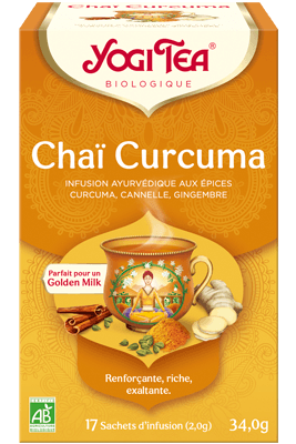 Infusión Chai Cúrcuma-17 sobres-Yogi Tea