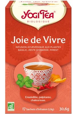 Infusión alegría de vivir orgánica - 17 sobres - Yogi Tea