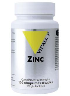 Zinc 30mg - 100 comprimés-Vit'all + - Boutique Pleine-Forme