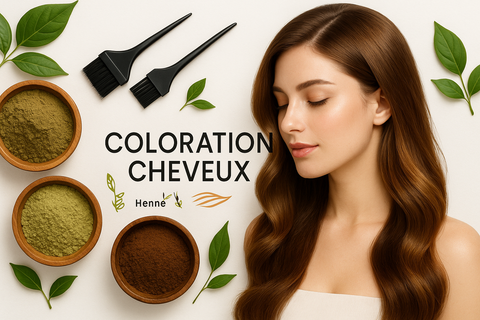 Les colorations naturelles pour cheveux.