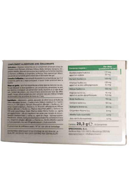 Digerisco-45 comprimés-specchiasol