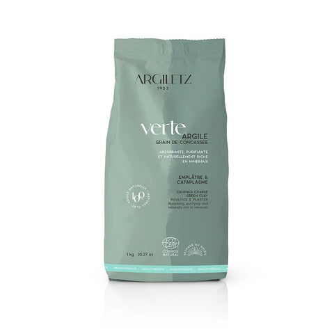 Argile verte concassée-1 ou 3kg-Argiletz