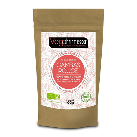 Assaisonnement végétal Bio-Gambas Rouge-100g-VegaHimsa