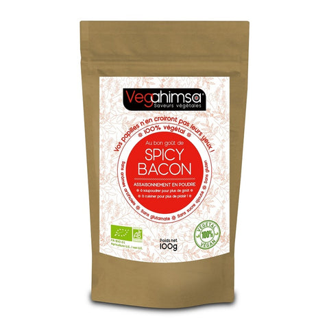 Assaisonnement végétal Bio-Spicy Bacon-100g-VegaHimsa