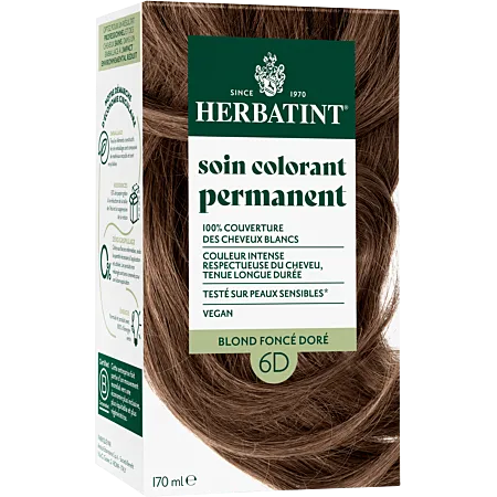 Coloration Blond Foncé Doré-6D-170ml-Herbatint