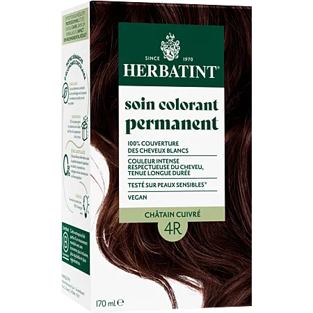 Coloration Chatain Cuivré-4R-170ml-Herbatint