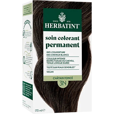 Coloration chatain foncé-3N-170 ml-Herbatint