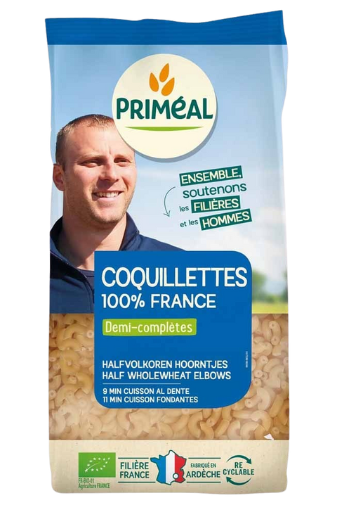 Coquillettes demi complètes-500g-Priméal