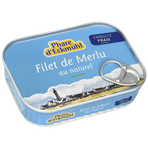 Filet de Merlu au naturel-150g-Phare d'Eckmühl