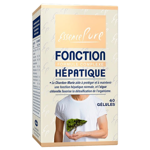 complement pour FonctionHepatique-40Gelules_ChardonMarie_ChlorellaetSAMe_EssencePure