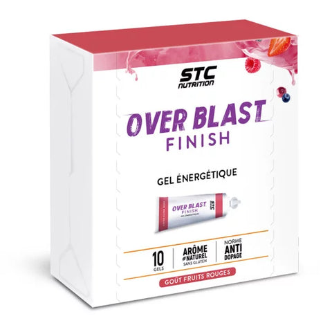 Gels énergétiques-OVER BLAST Finish-10x25g-STC