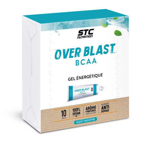 Gels énergétiques OVER BLAST BCAA-10x25g-STC