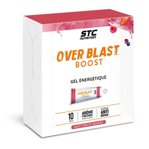 Gels énergétiques OVER BLAST BOOST-10X25G-STC