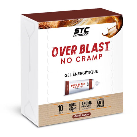 Gels énergétiques OVER BLAST NO CRAMP-10x25g-STC