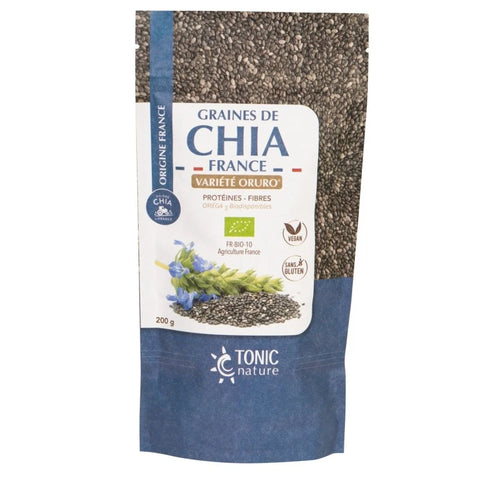 Graines de Chia Françaises Bio-200g-Tonic nature