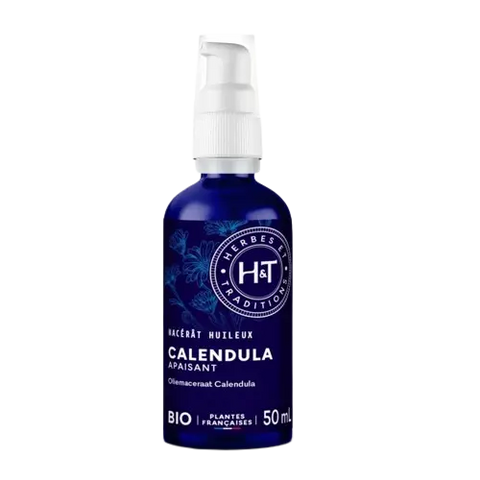 Huile de Calendula Bio-50ml-Herbes et Traditions