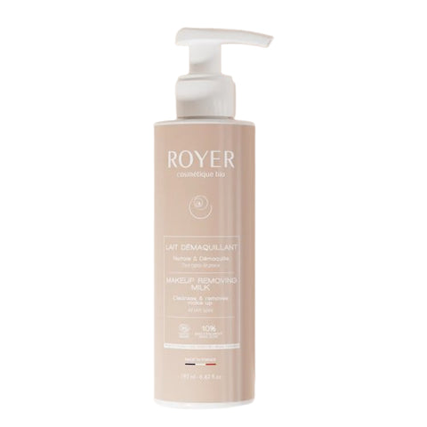 Organic make-up remover milk with snail slime - 190 ml - Royer cosmetic