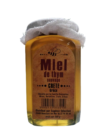 Miel de Thym sauvage de Crète-500 et 300g-Eugénie sélection