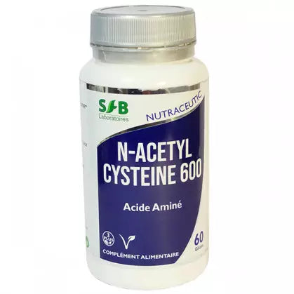 NAC N-acetyl cysteine 600-60 gélules-SFB