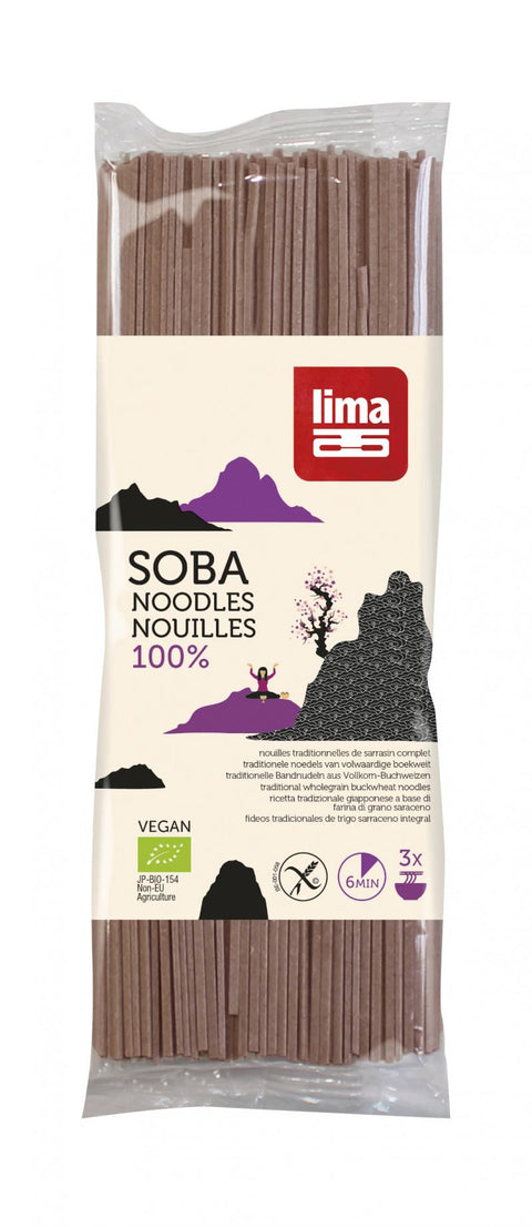 Nouilles Soba 100% Sarrasin Bio-200g-Lima