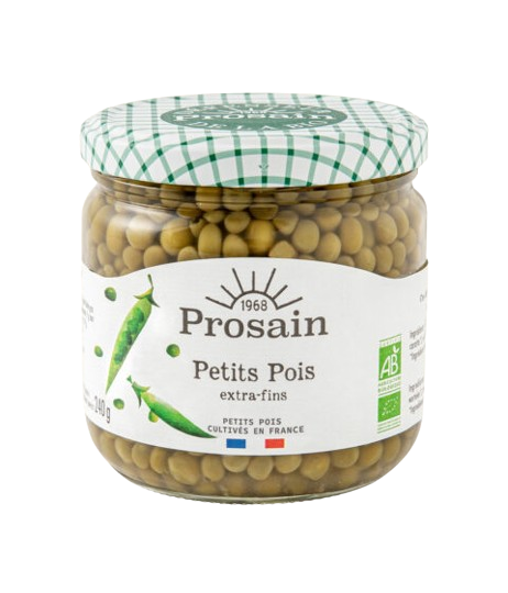 Petits Pois Bio extra-fins-240g-Prosain