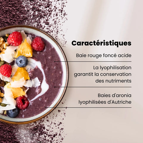 Poudre d’Aronia Bio-200g-Purasana