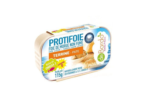 Protifoie-Terrine de foie de Morue-115g-De Bardo