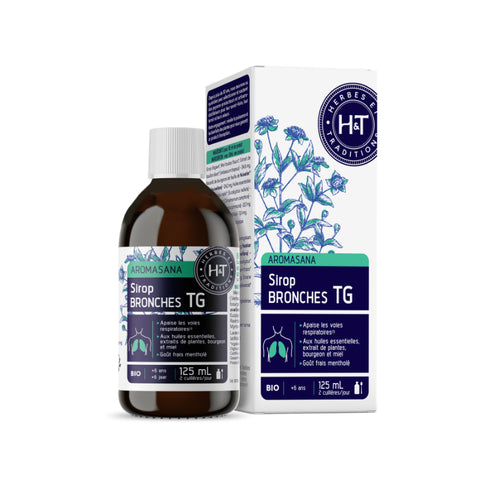 Sirop Bronches Toux grasse bio Herbes et Traditions - 125 ml