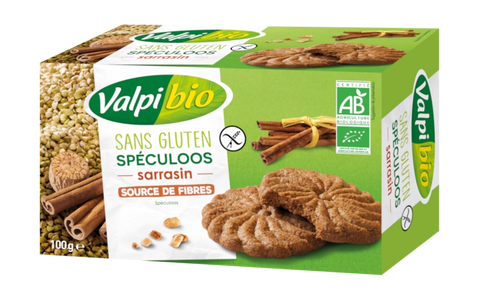 Spéculoos Sarrasin SANS GLUTEN-100g-Valpi Bio