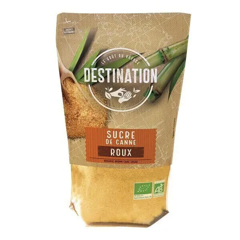 Sucre de Canne roux Bio-1kg-Destination