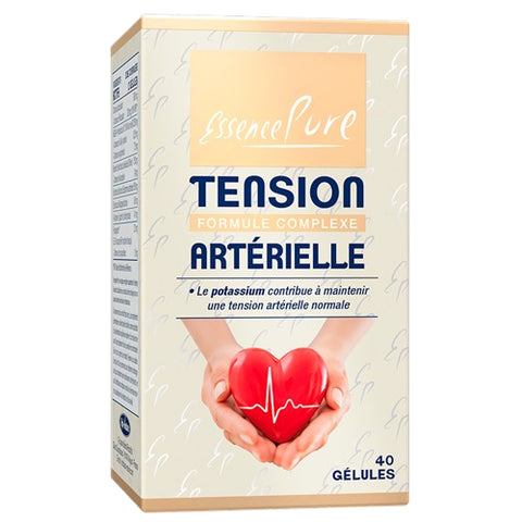 Tension Artérielle 40 Gélules – Ail Noir, Olivier, Potassium – Essence Pure