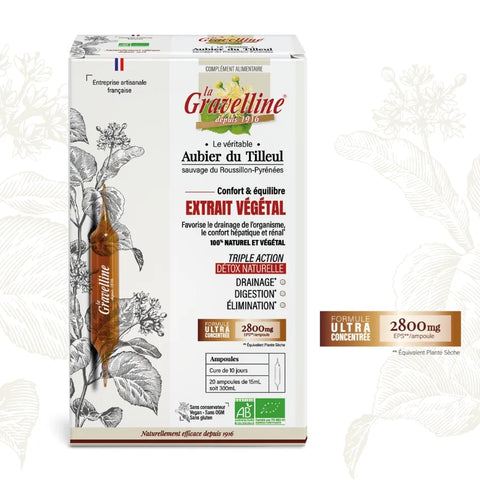 Aubier de Tilleul Bio-20 ampoules-La gravelline