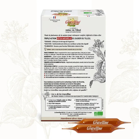 Aubier de Tilleul Bio-20 ampoules-La gravelline