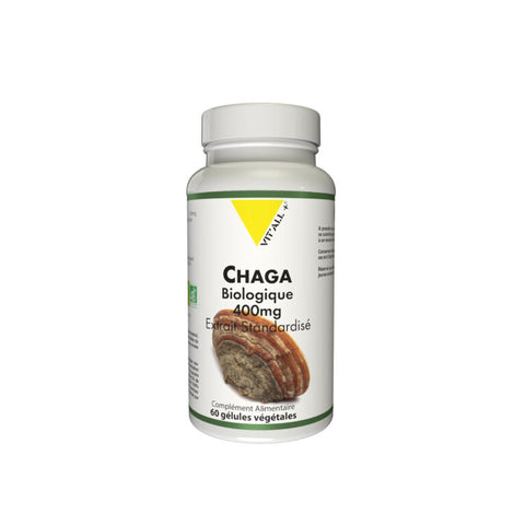 Chaga Bio 400mg-60 gélules-Vit'all+