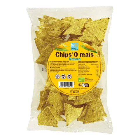 Chips'O Maïs nature Bio-125g-Pural