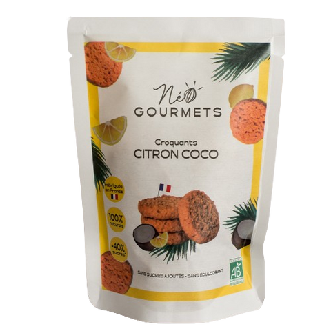 Sablés Citron Coco Bio-100g-Néo Gourmets