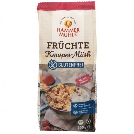 Muesli Bio aux fruits-Sans gluten-300g-HAMMERMÜHLE