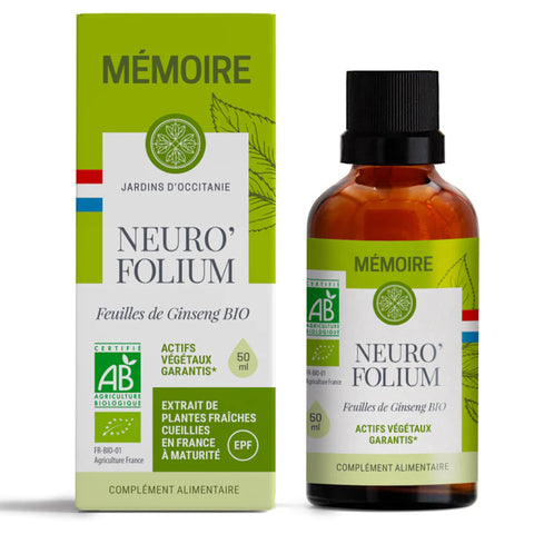 NEURO'FOLIUM-Concentré de plantes fraîches-50ml-Jardins d'Occitanie