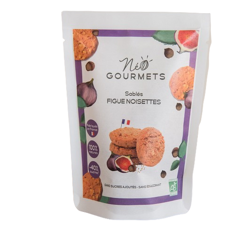 Sablé Figue Noisette Bio-100g-Néo Gourmets