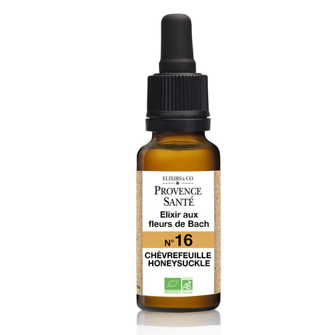 Fleurs de Bach Chèvrefeuille / Honeysuckle n°16-20ml-Elixir&Co - [shop_name1. Phytospagyrie N°15  Stimulant physique et mental -300ml-Vecteur energy]