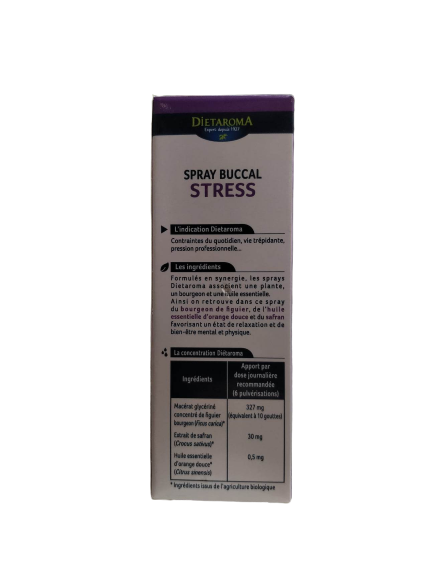 Spray buccal stress au Safran-30ml-Dietaroma