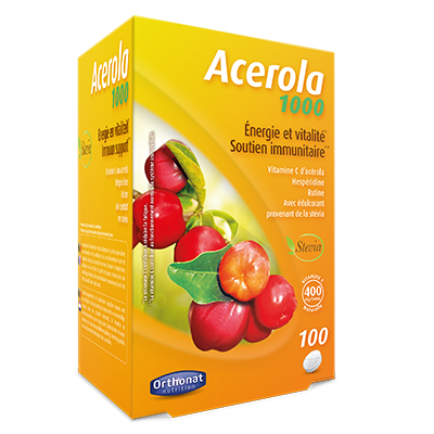 Acérola 1000-Vitamine C naturelle-Orthonat