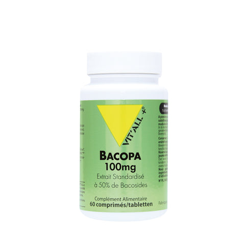 Bacopa Monnieri-100mg-60 comprimés-Vit'all+