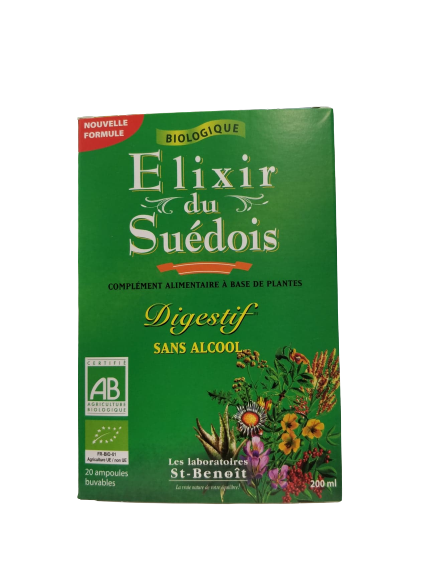 Elixir du Suédois Bio-Sans Alcool-20 ampoules-St Benoît