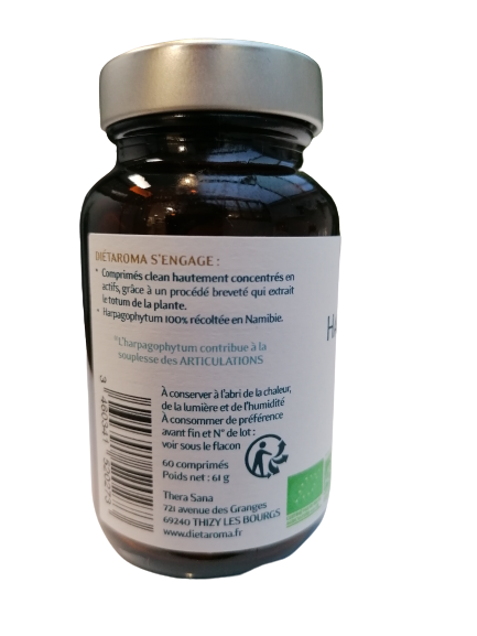 Harpagophytum haute concentration bio-60 comprimés-Dietaroma