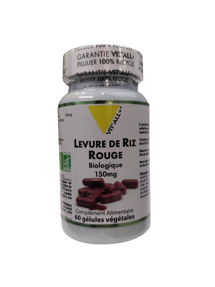 Levure de Riz Rouge Bio 150mg-Vit'all+