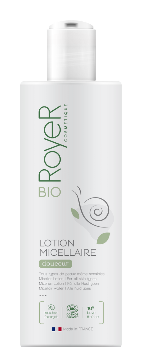 Lotion micellaire à la bave d'éscargot-200ml-Royer cosmétique