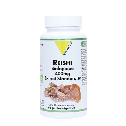 Reishi bio 400mg-60 gélules-Vit'all+