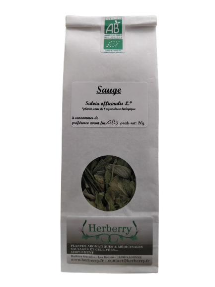 Sauge officinale pour tisanes-20g-Herberry