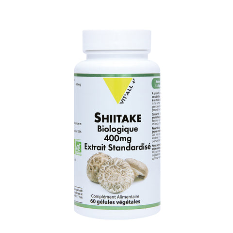 Shiitake Bio 400mg-60 Gélules-Vit'All+